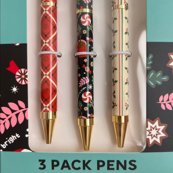 NIB Lug Scribble 3-Pack Pens: Holiday Treat - Picture 5 of 11